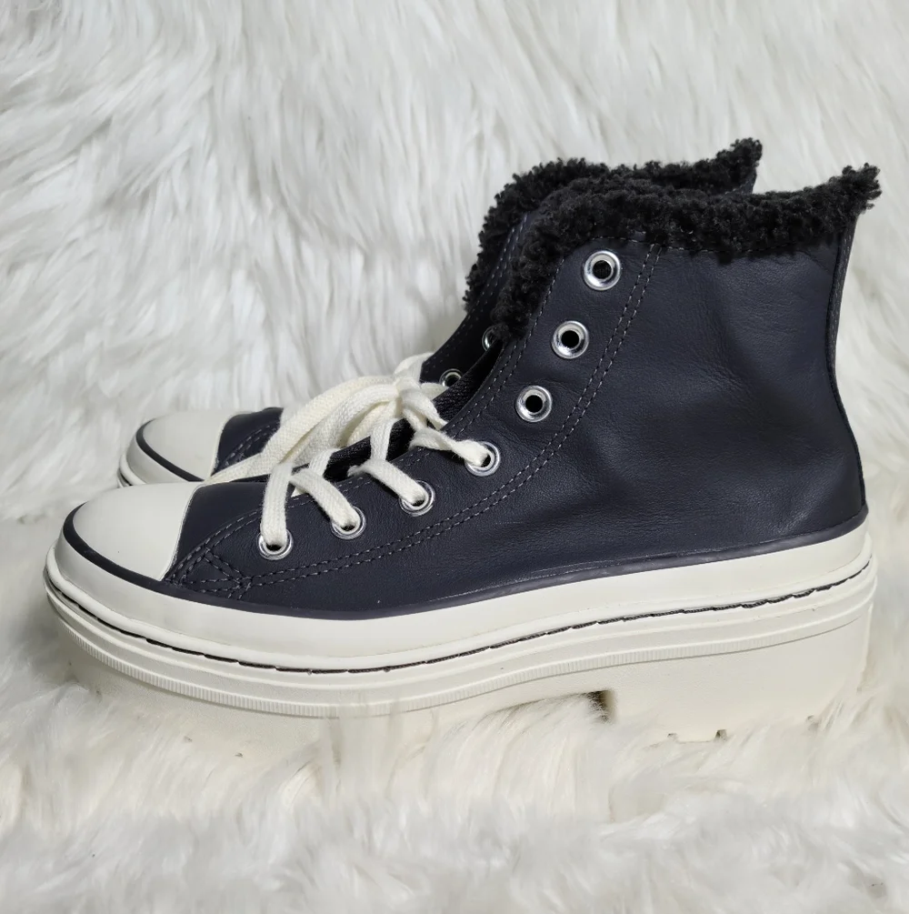 Converse Chuck Taylor All Star High Top Black White Women 7 / Men 5 NEW - Picture 5 of 7